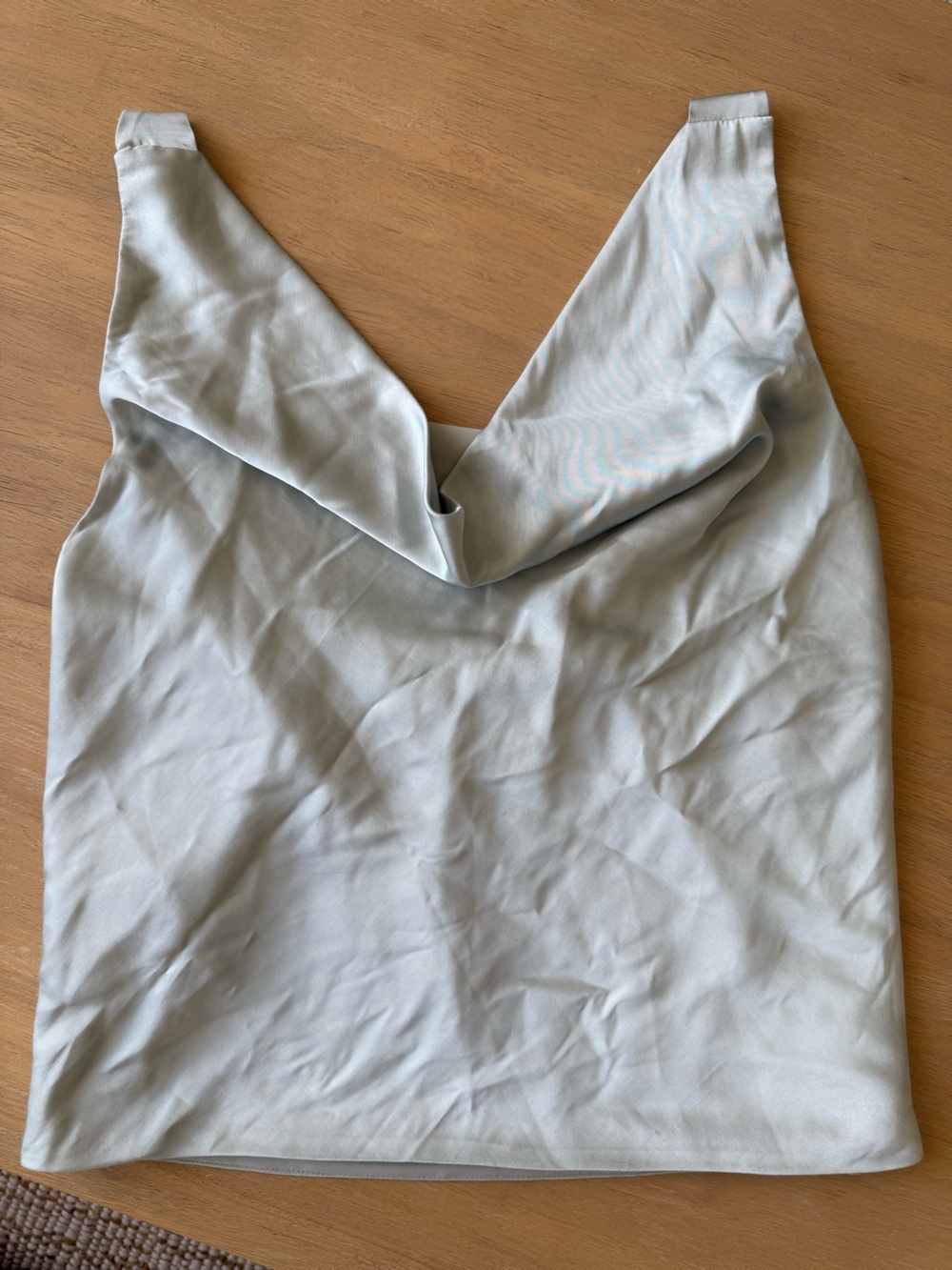 Abercrombie Satin Cowl Neck Tank